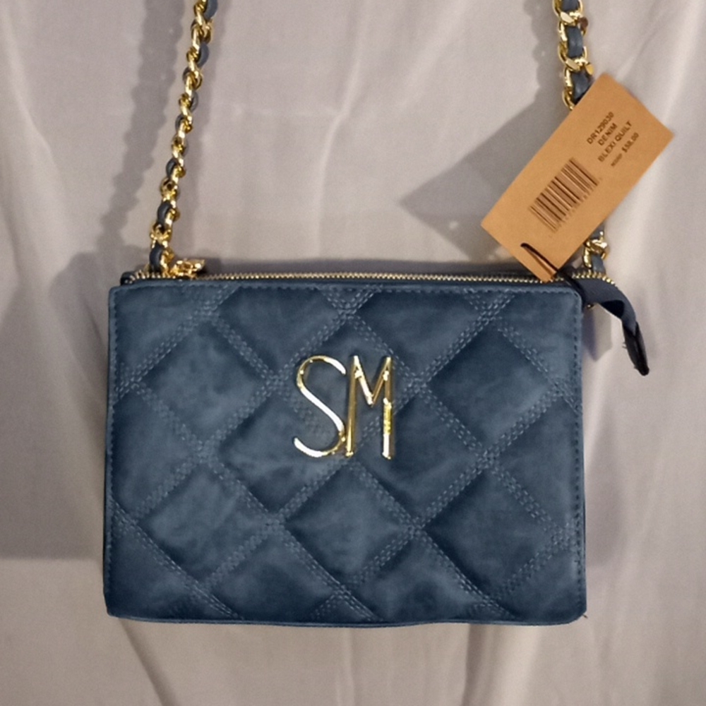 Steve Madden Denim Blexi Quilt purse